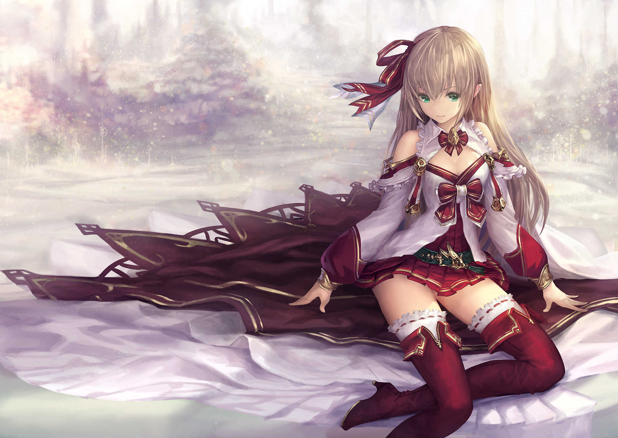 Christmas Anime Girl Boots - HD Wallpaper 