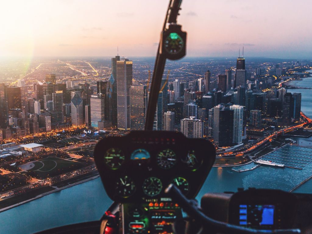 City View From Cockpit Wallpaper - Austin Neill - HD Wallpaper 