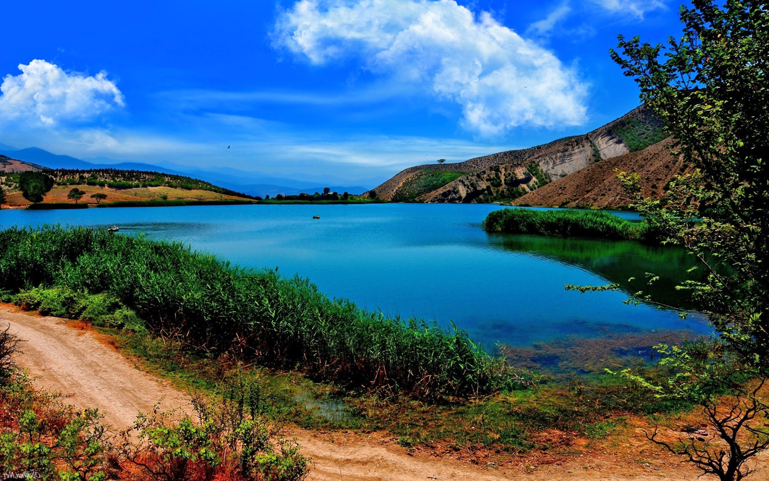 Nature Art Original Landscape Paintings - HD Wallpaper 