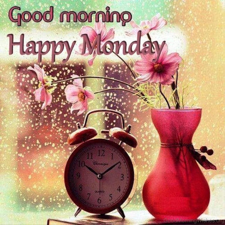 Good Morning Happy Monday - Good Morning Wishes Happy Monday - HD Wallpaper 