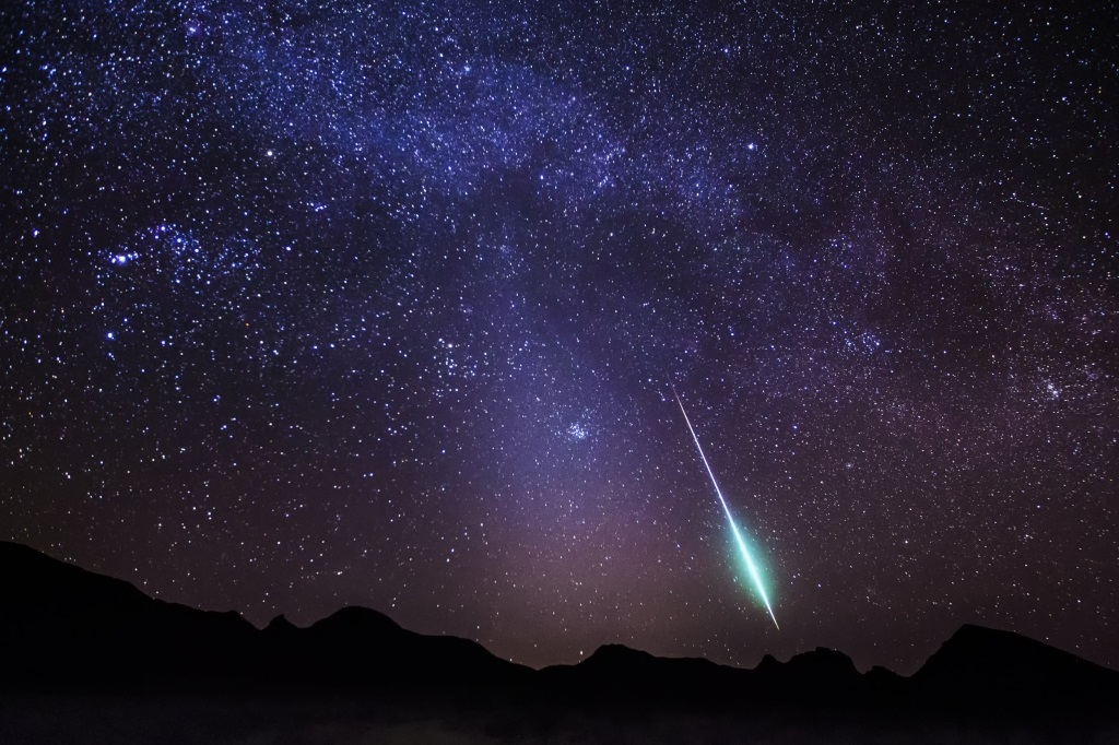 Hujan Meteor Yang Spektakuler - ภาพ พื้น หลัง ดาวตก - HD Wallpaper 