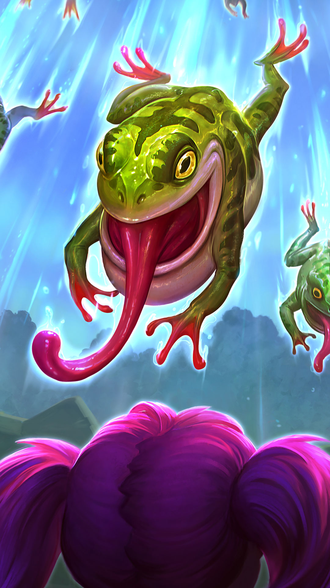 Hearthstone Rain Of Toads - HD Wallpaper 