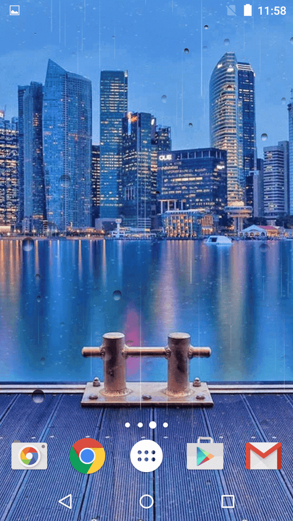 Rainy City Wallpaper - Iphone 8 Plus Için Duvar Kağıdı - HD Wallpaper 