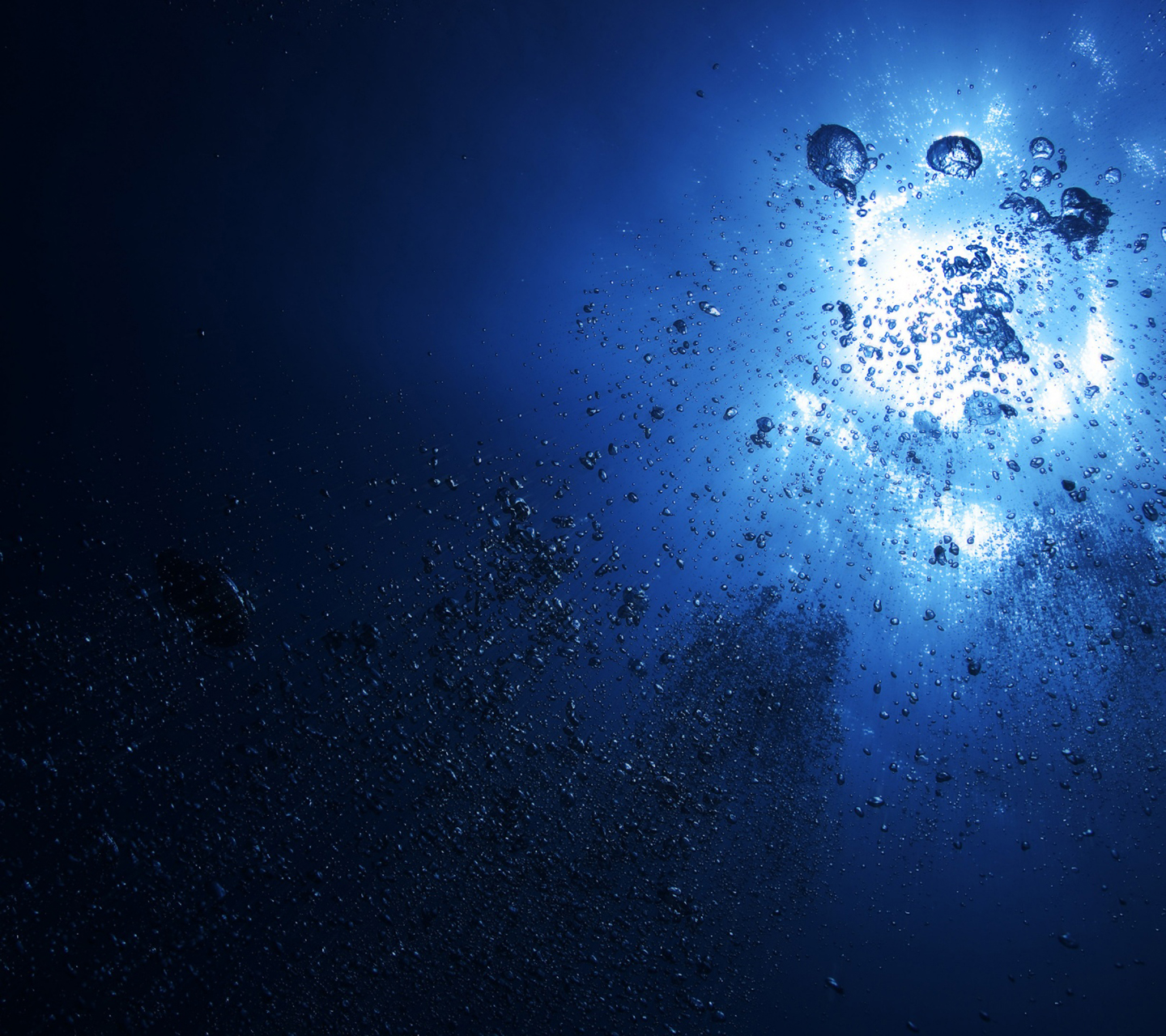 Galaxy S3 Wallpaper - Collapsing Underwater Bubble With Soundwave - HD Wallpaper 