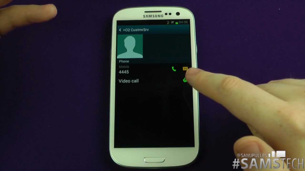 Samsung Galaxy S3 Contacts - HD Wallpaper 