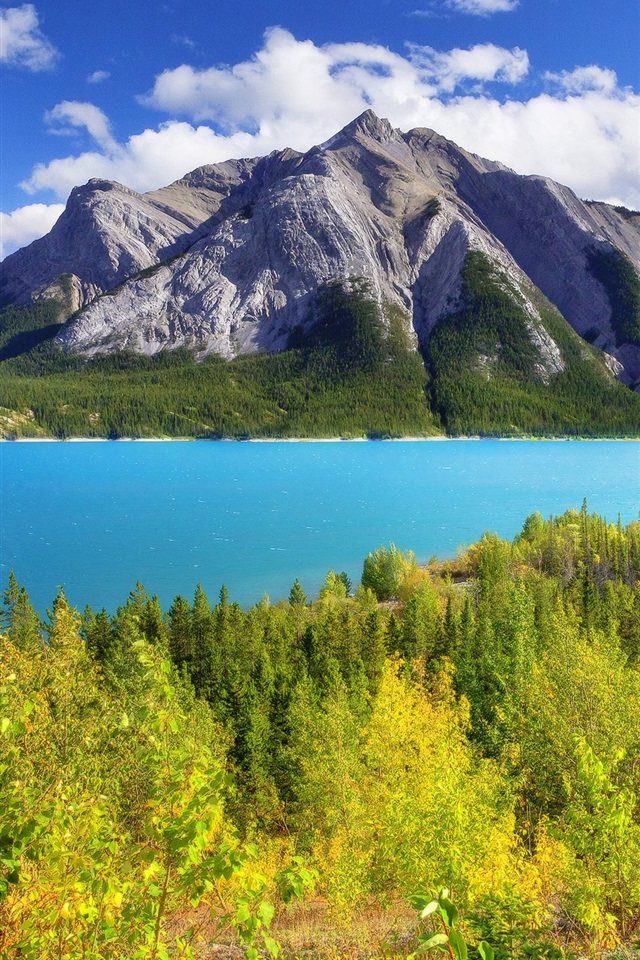 Canada Mountain Lake 2k - HD Wallpaper 