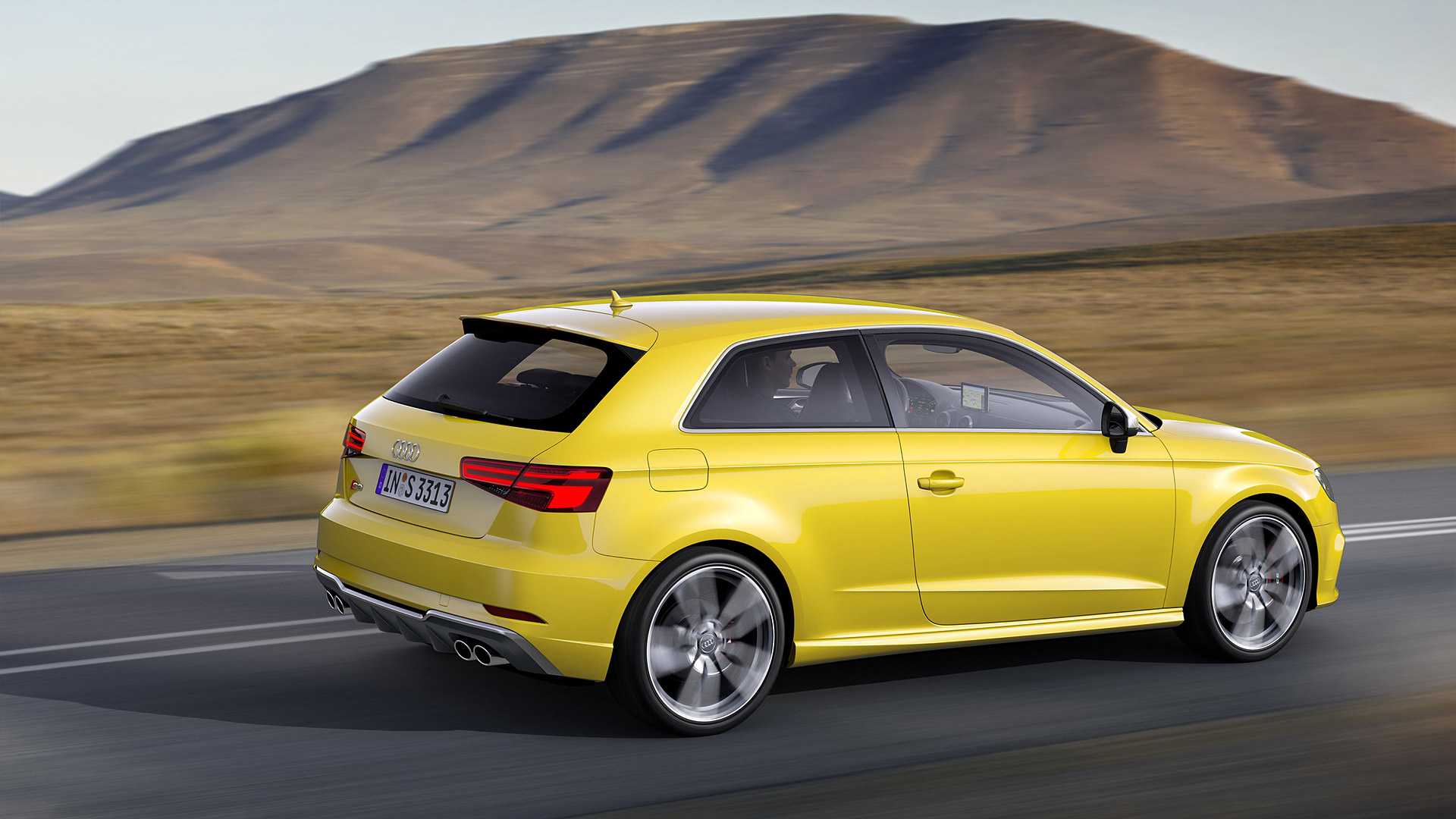 Audi A3 S Line Vegasgelb - HD Wallpaper 