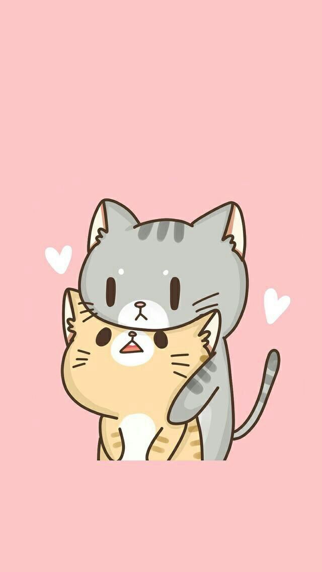 Cat, Cute, And Wallpaper Image - Kawaii Chibi Cute Cat - 640x1136 Wallpaper  