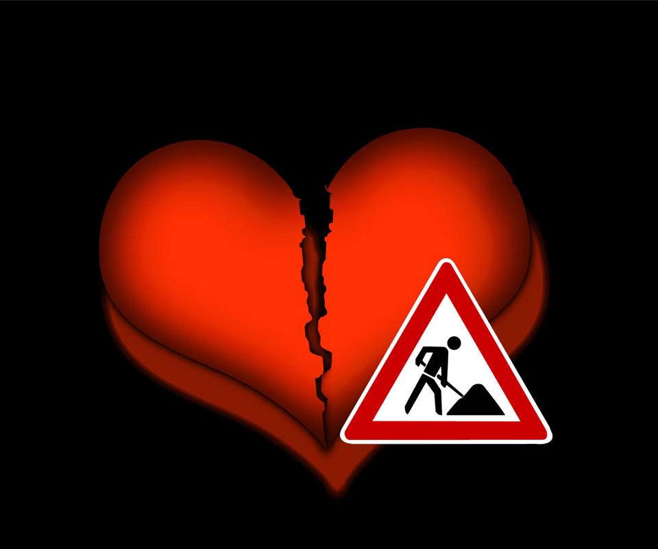 Broken Love Love Wallpaper For Samsung Galaxy S Duos - Closed For Broken Heart - HD Wallpaper 