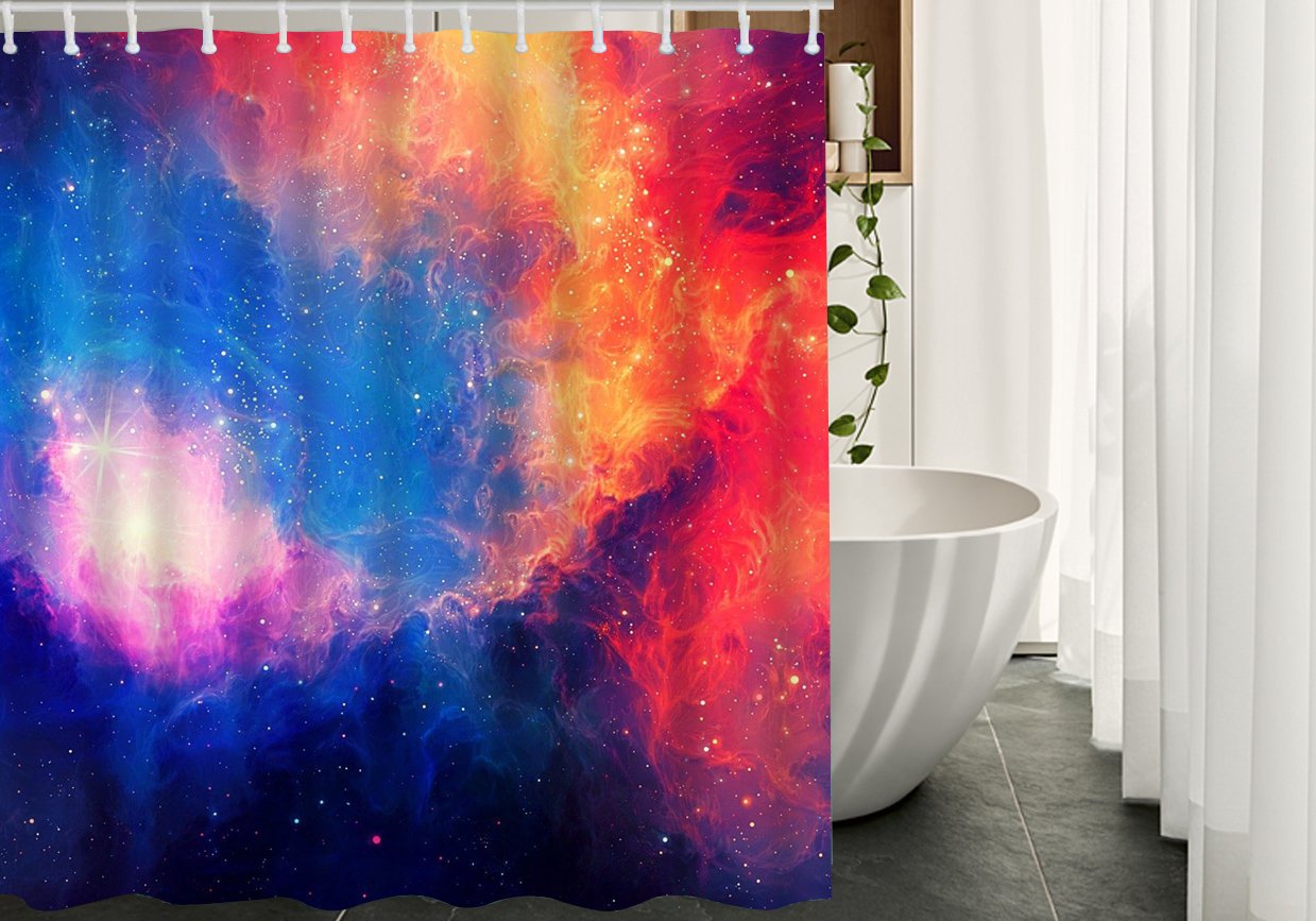 Red White And Black Shower Curtain - HD Wallpaper 