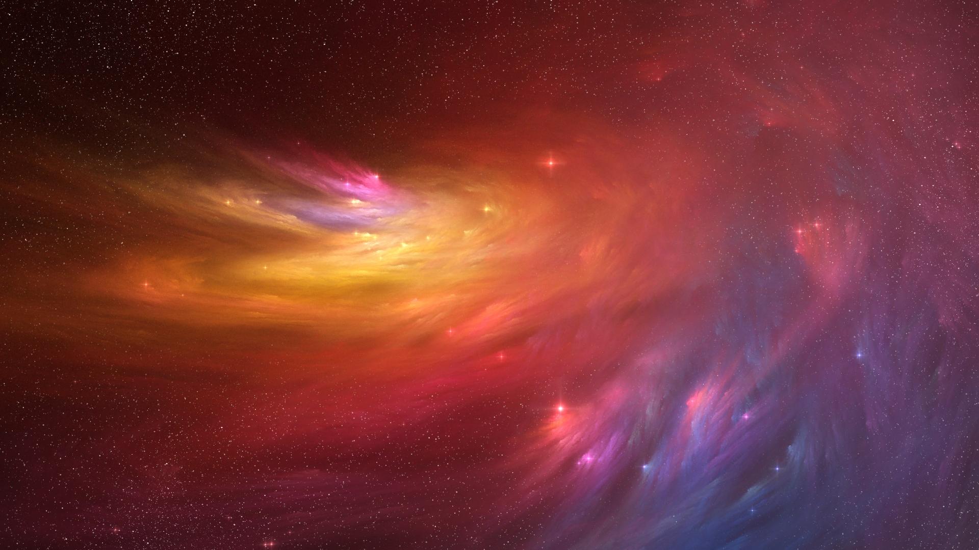 Xcitefun Galaxy Wallpaper Hd - Pink And Orange Galaxy - HD Wallpaper 