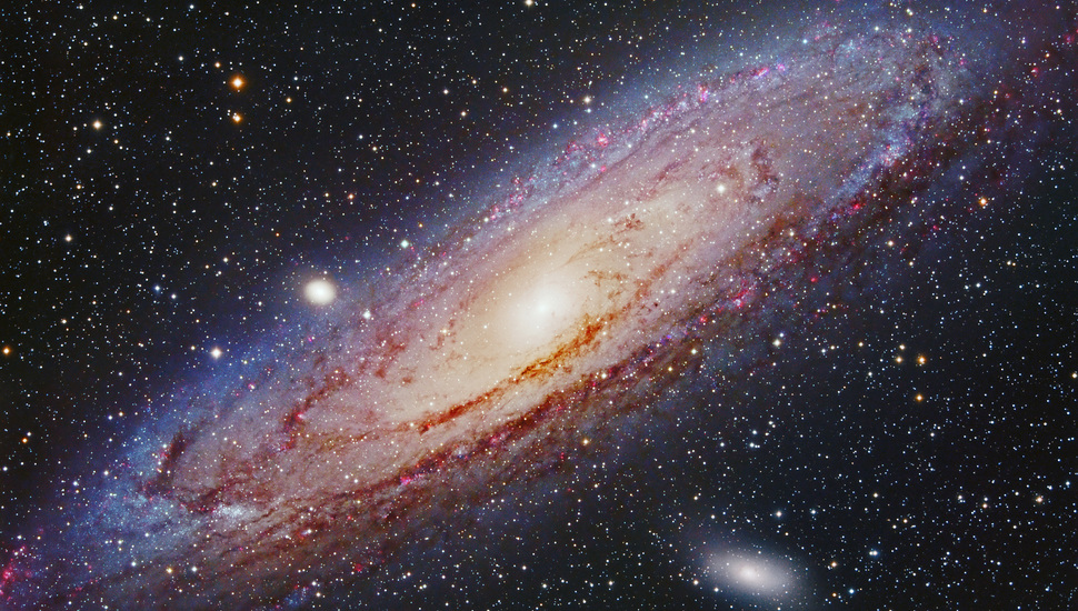 Galaxy, Stars, Space, M31 Desktop Background - M31 Hubble - HD Wallpaper 