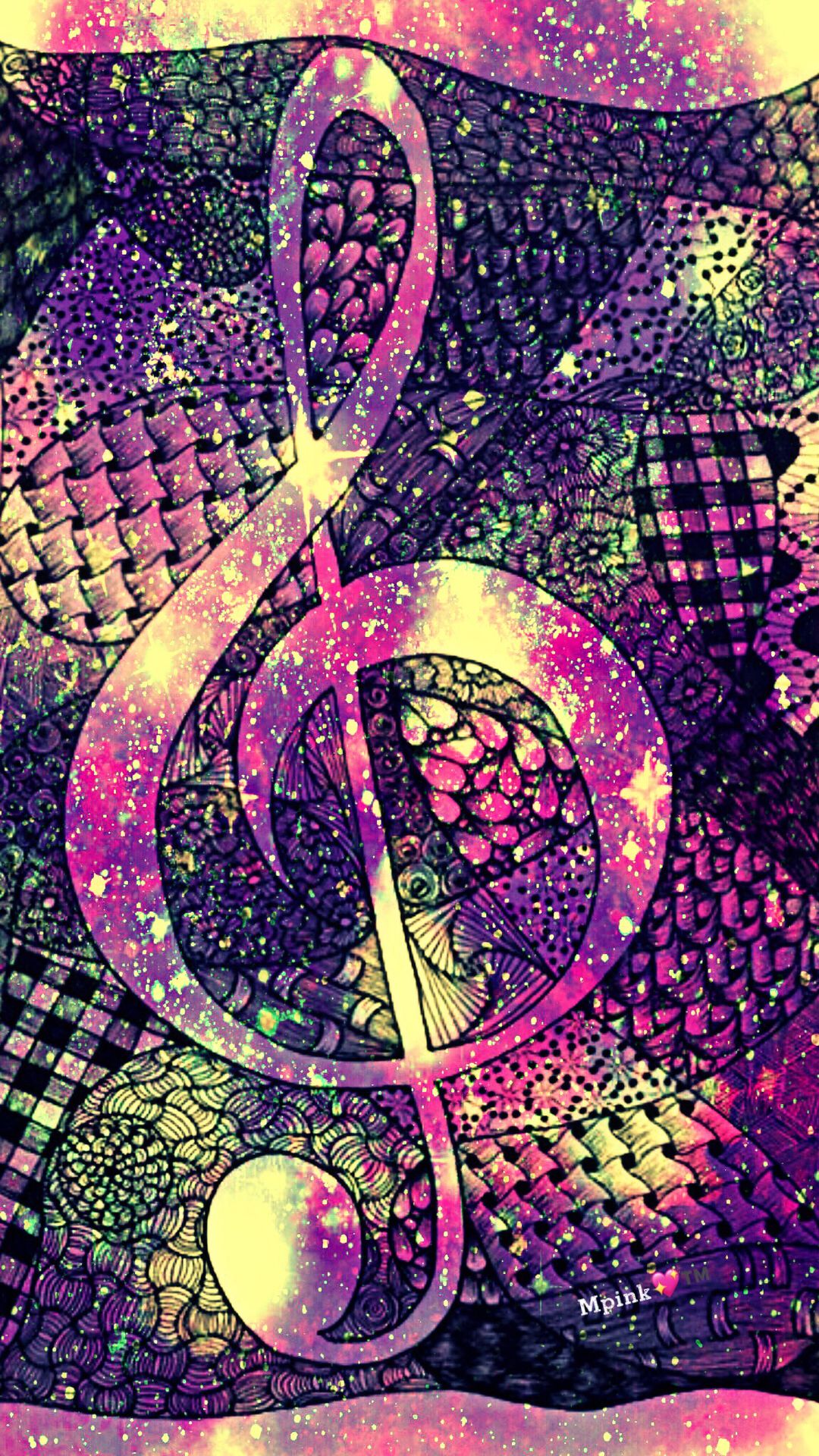Colorful Cute Music Notes - HD Wallpaper 