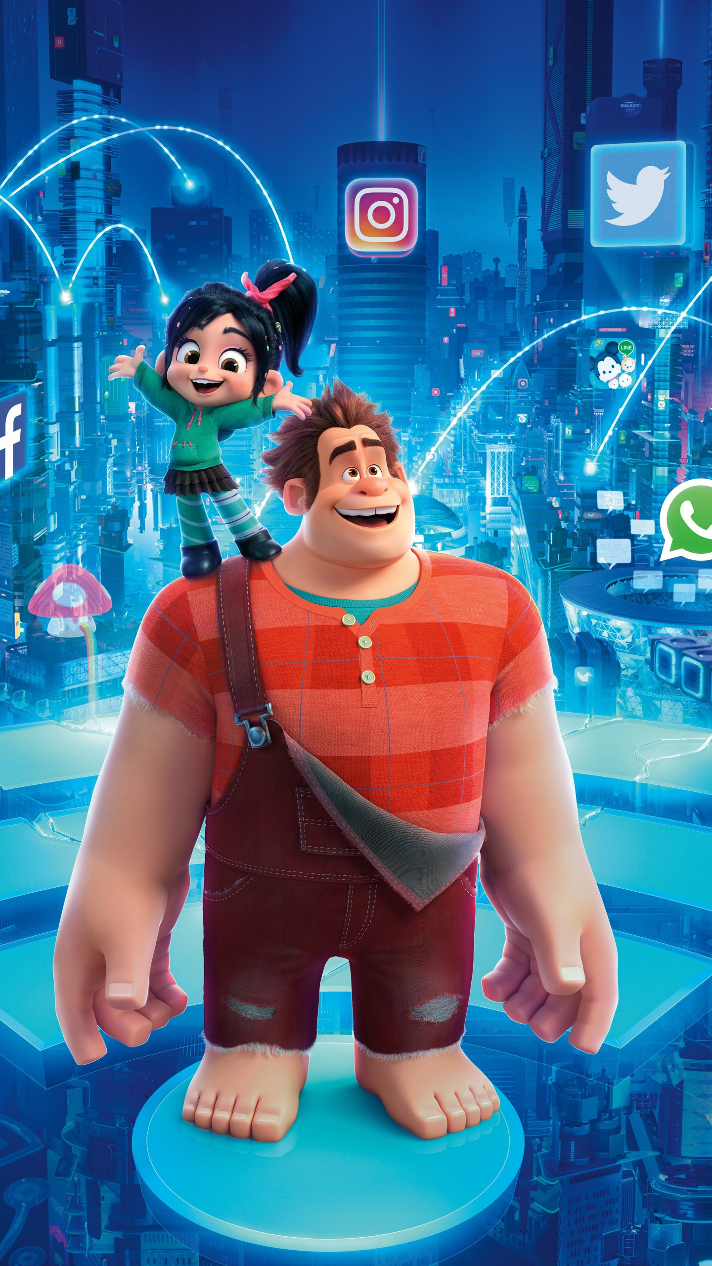 Animation Movie, Ralph Breaks The Internet, 2018, Wallpaper - Ralph Breaks The Internet - HD Wallpaper 