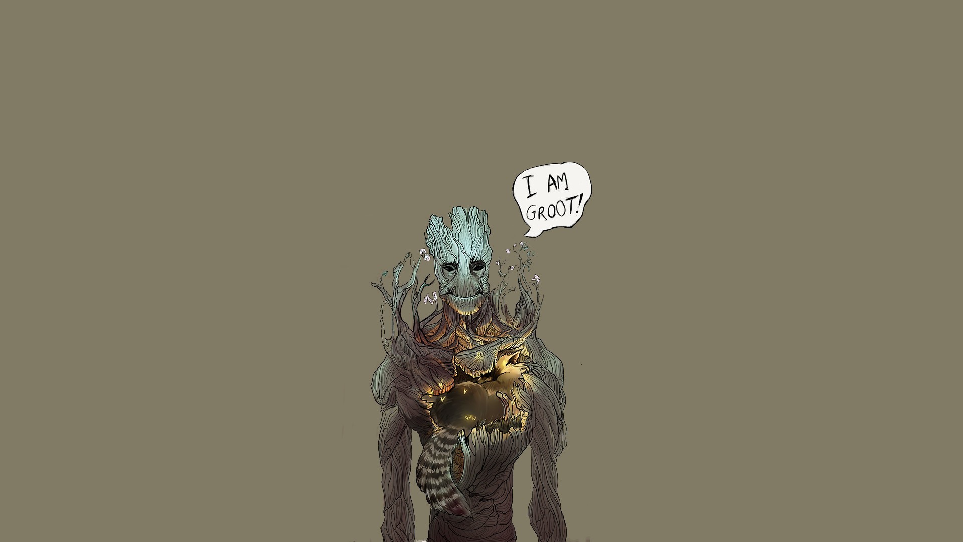 Groot, Guardians Of The Galaxy Wallpapers Hd / Desktop - Illustration - HD Wallpaper 