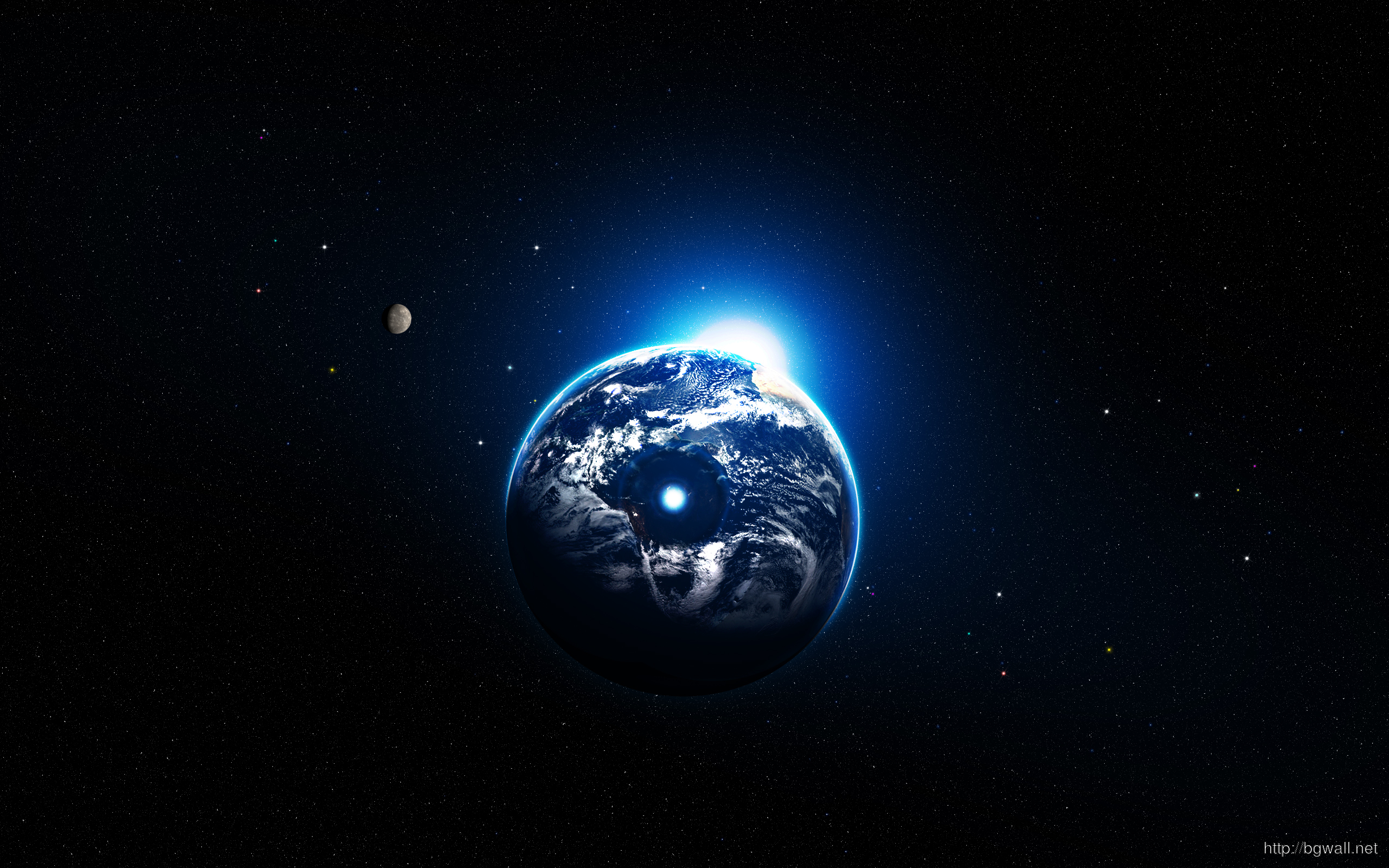 Outer Space Earth Hd - HD Wallpaper 