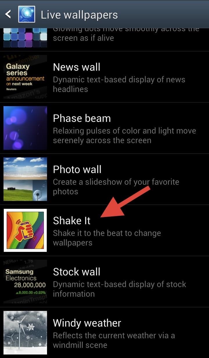 How To Shake Your Way To A New Wallpaper On Your Samsung - Stock Wall Live - HD Wallpaper 
