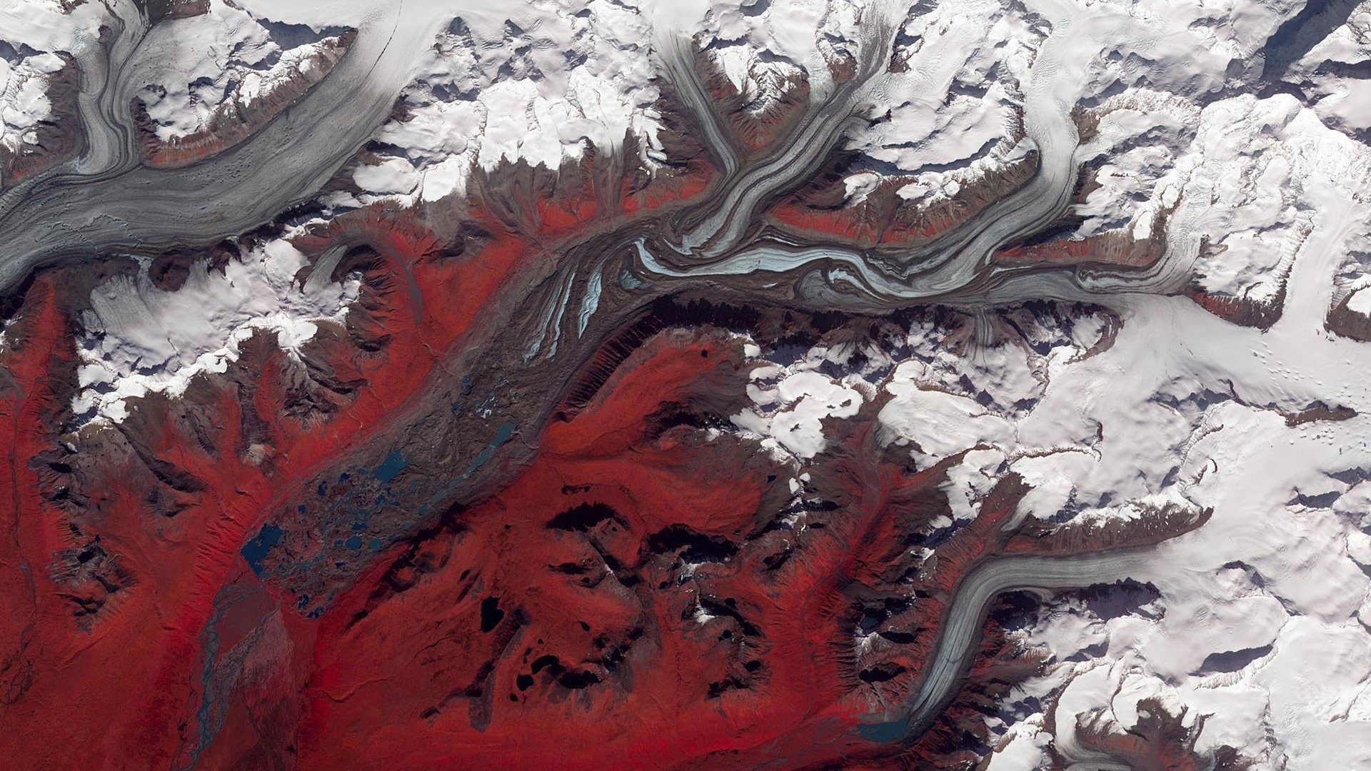 Susitna Glacier - HD Wallpaper 