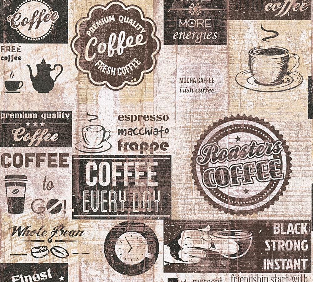 Coffee Wallpaper Vintage - HD Wallpaper 