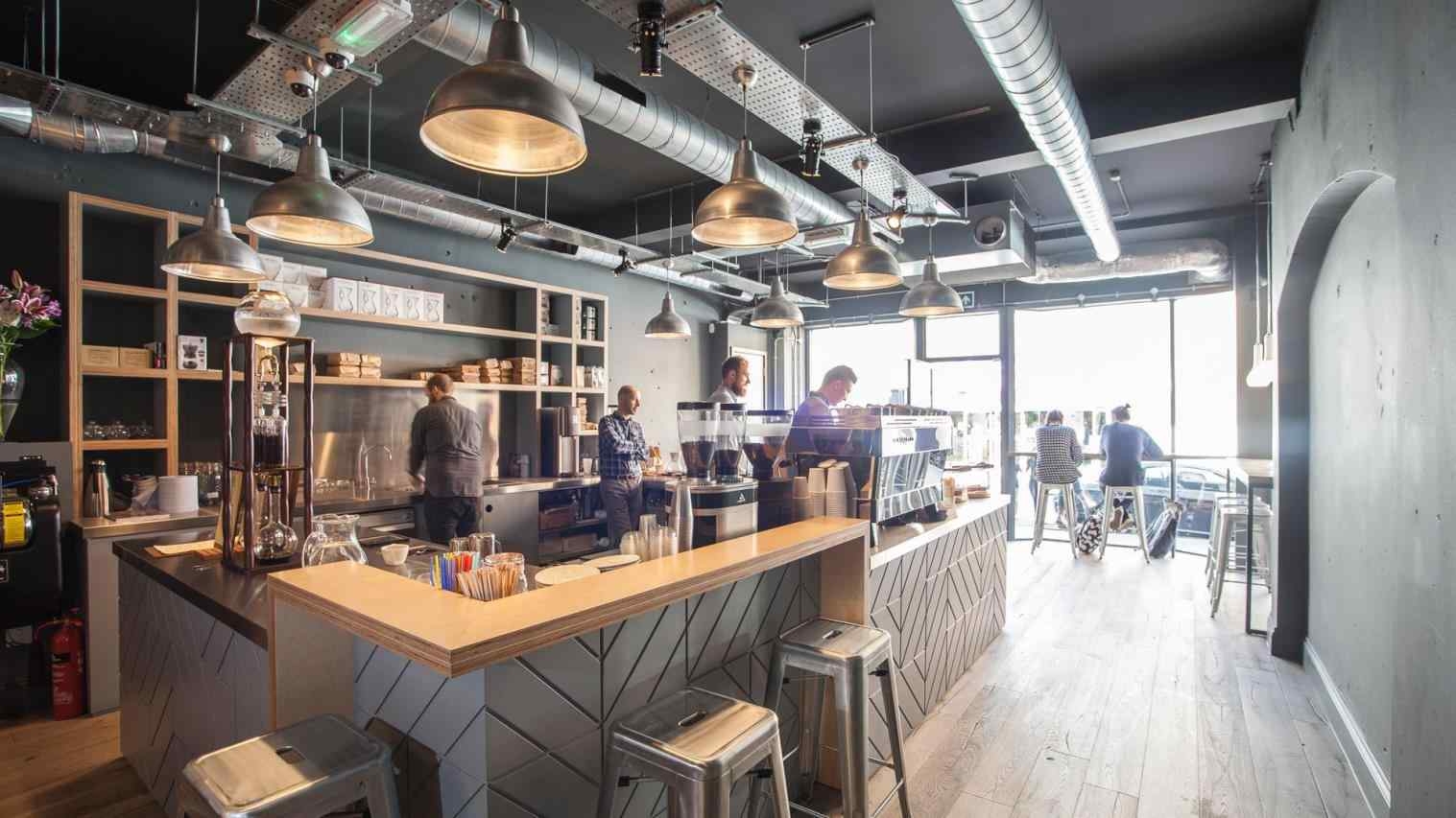 coffee shop counter interior design