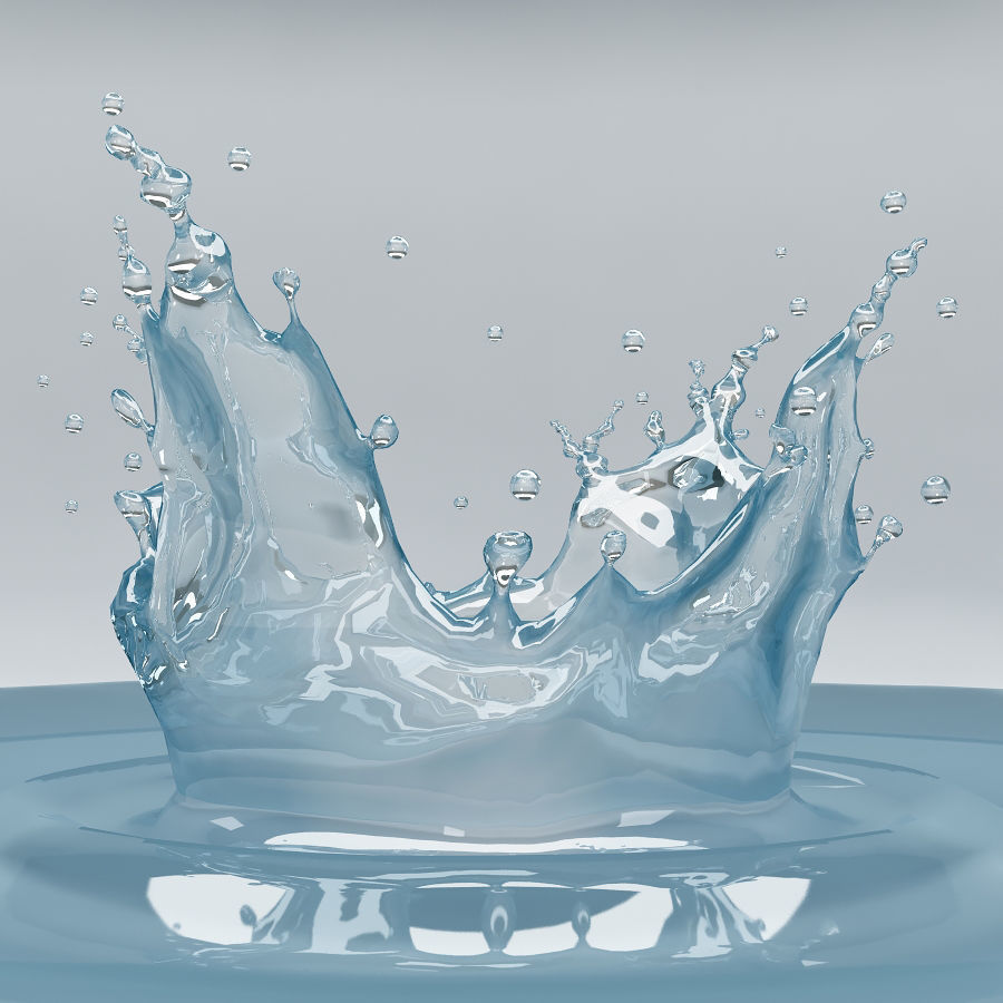 Nice 3d Water - Large Splash In Water - HD Wallpaper 