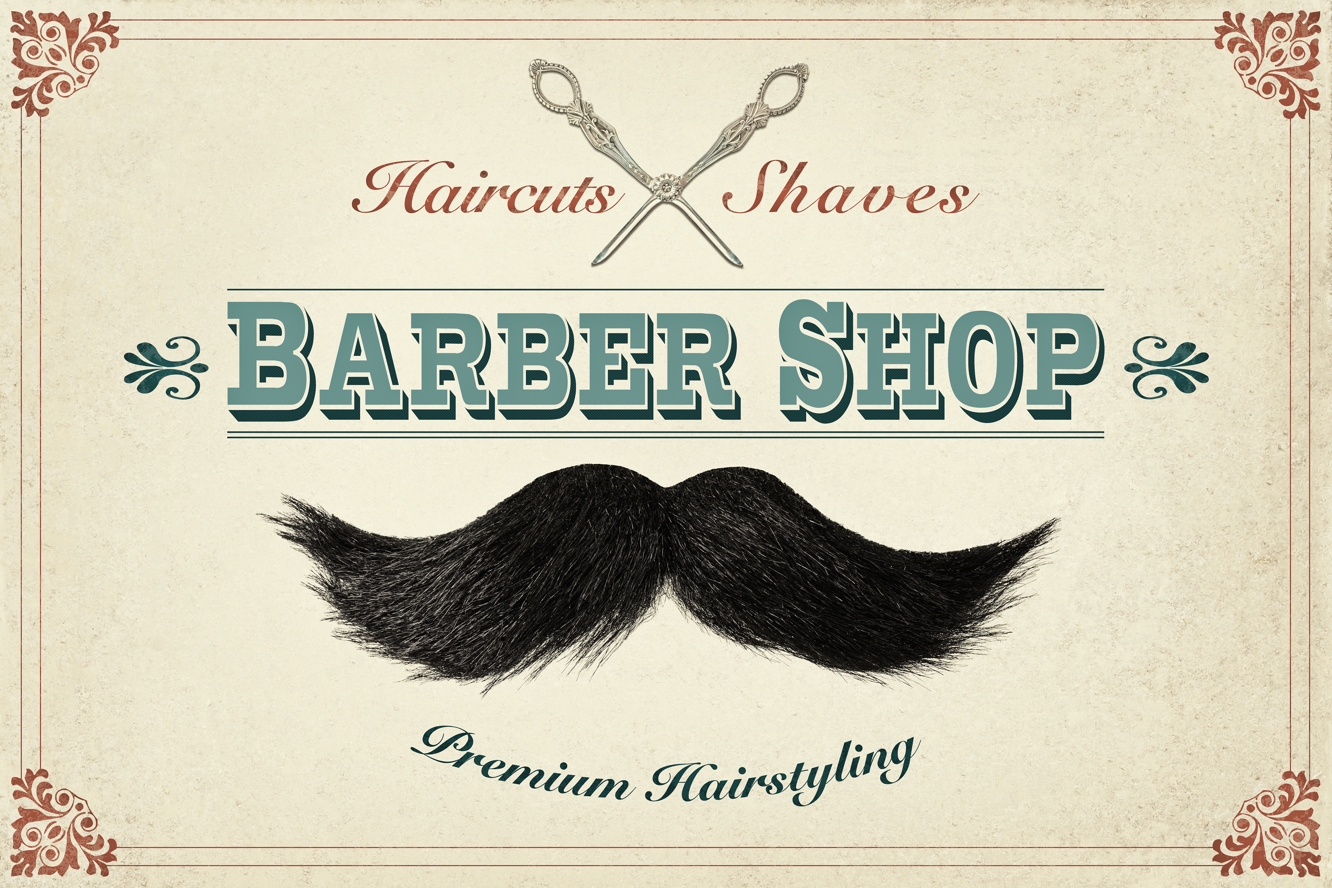Barber Shop Wallpaper Design - HD Wallpaper 