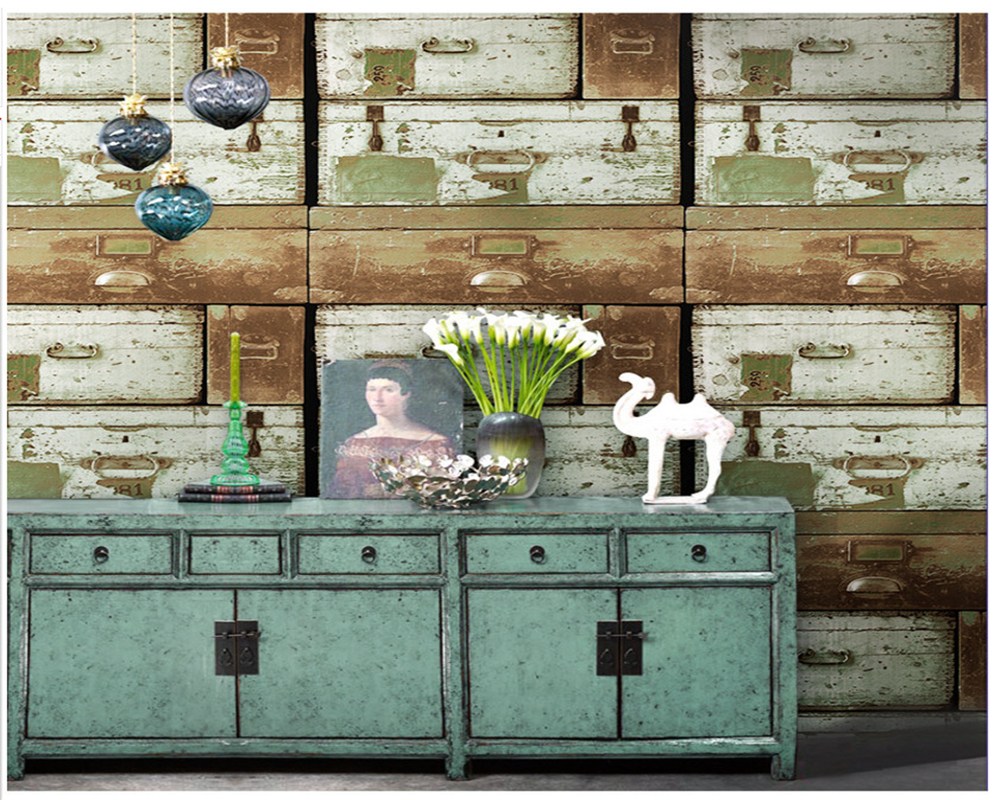 Papier Peint Imitation Tiroir - HD Wallpaper 