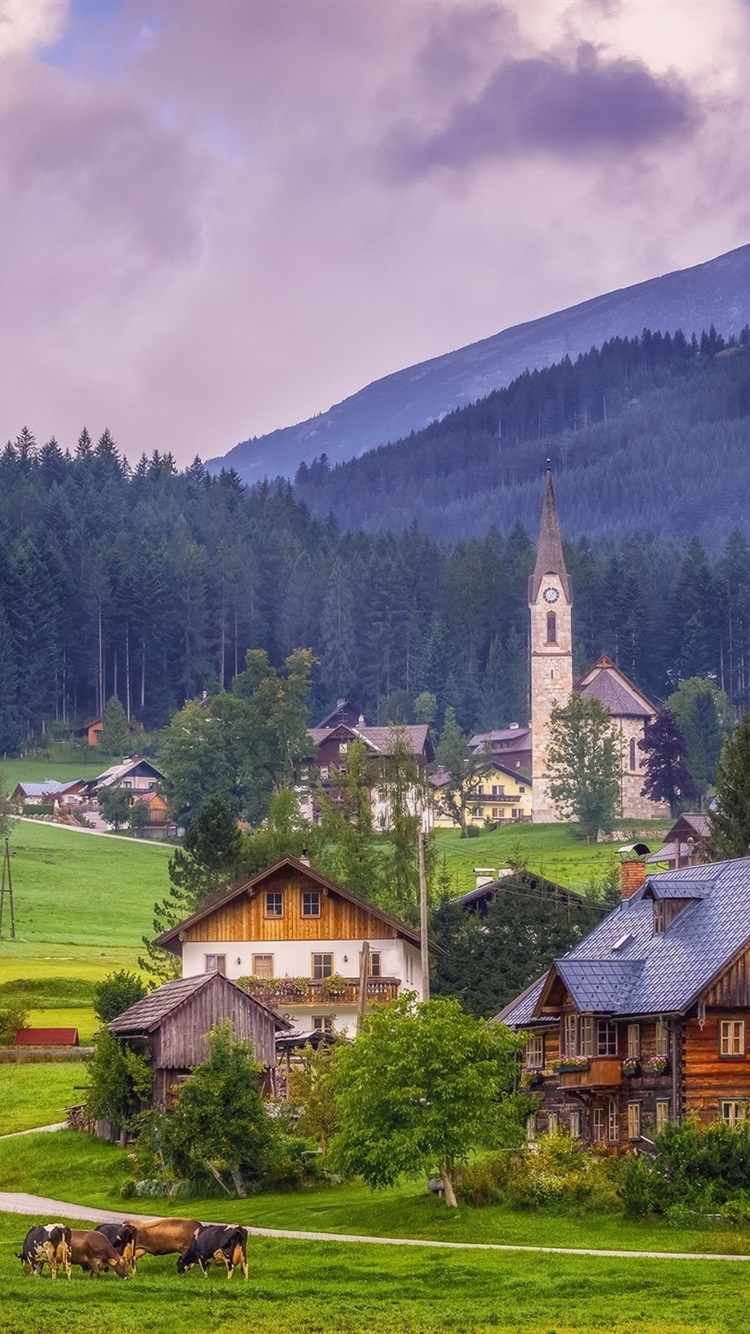 Gosau Austria - HD Wallpaper 