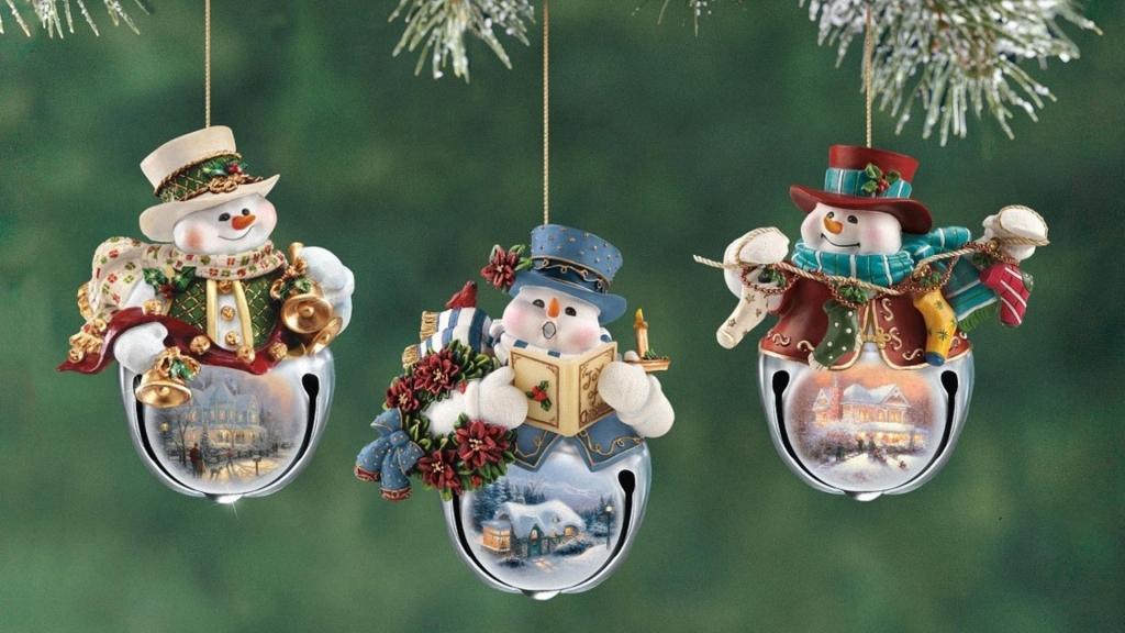 Full Hd Christmas Snowman - HD Wallpaper 