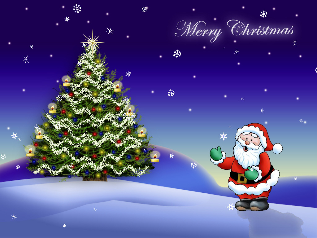 Best Christmas Wallpaper Apps - Merry Christmas Cartoons - HD Wallpaper 