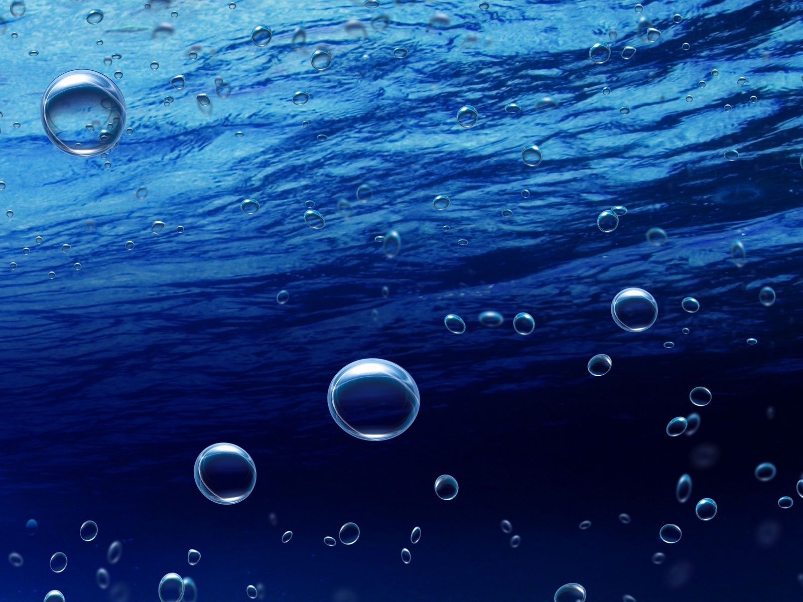 Wallpaper Close-up, Blue, Water, Drops - Water Background 1080p - HD Wallpaper 