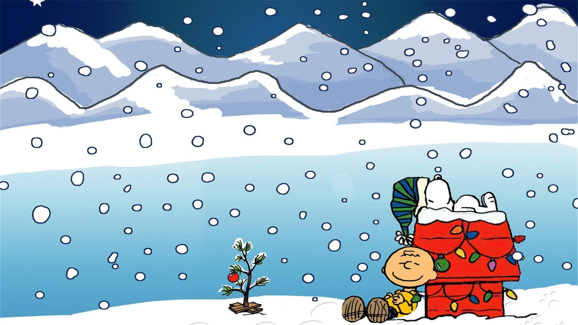 Charlie Brown Christmas Tree Wallpaper - HD Wallpaper 