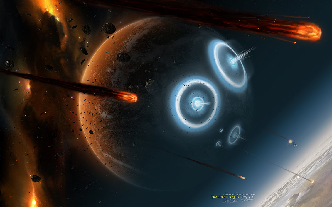 Space Wallpaper - Digital Space Art - HD Wallpaper 