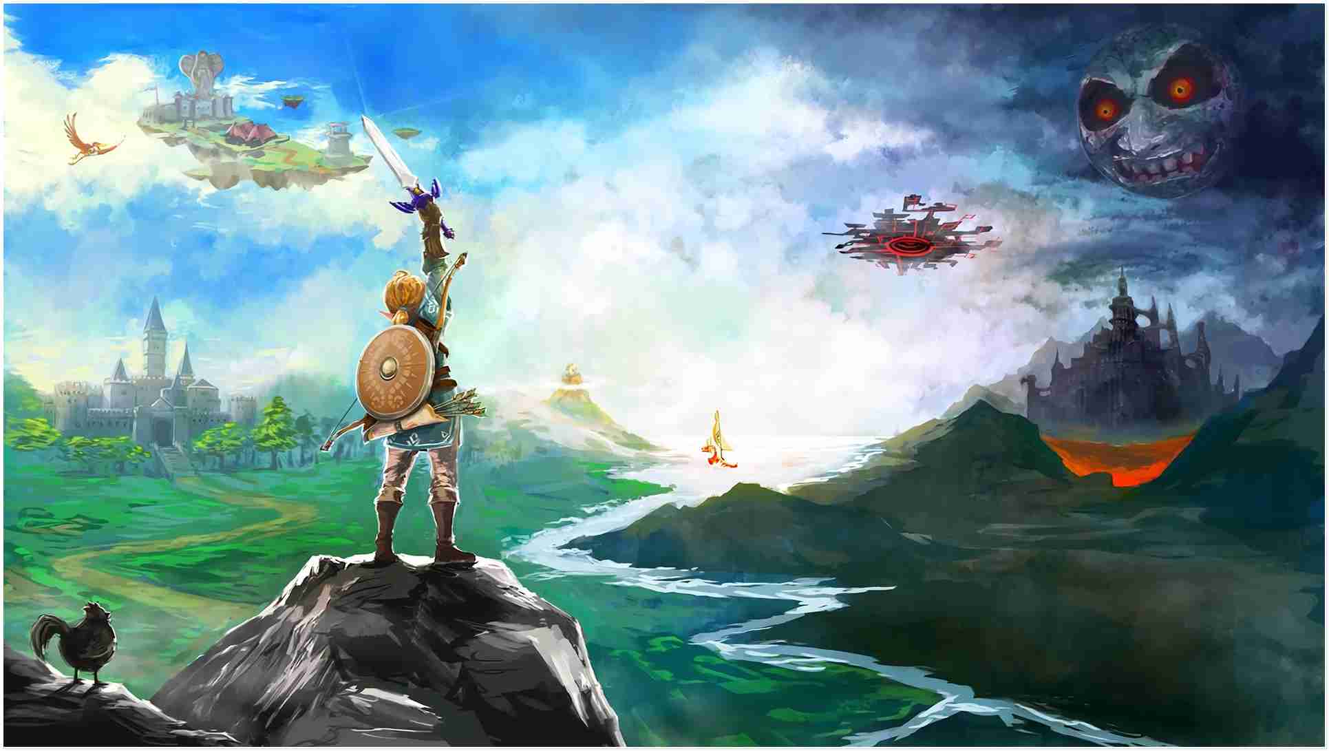 The Best Breath Of The Wild Wallpapers Beautiful Collection - Legend Of Zelda Breath Of The Wild - HD Wallpaper 