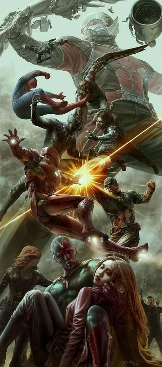Avengers Civil War Art - HD Wallpaper 