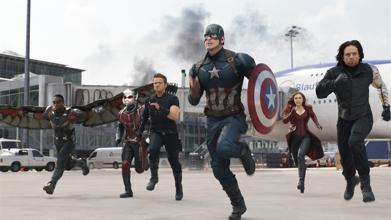 Chris Evans Anthony-captain America 3 Civil War Wallpaper2016 - Civil War Team Ironman - HD Wallpaper 