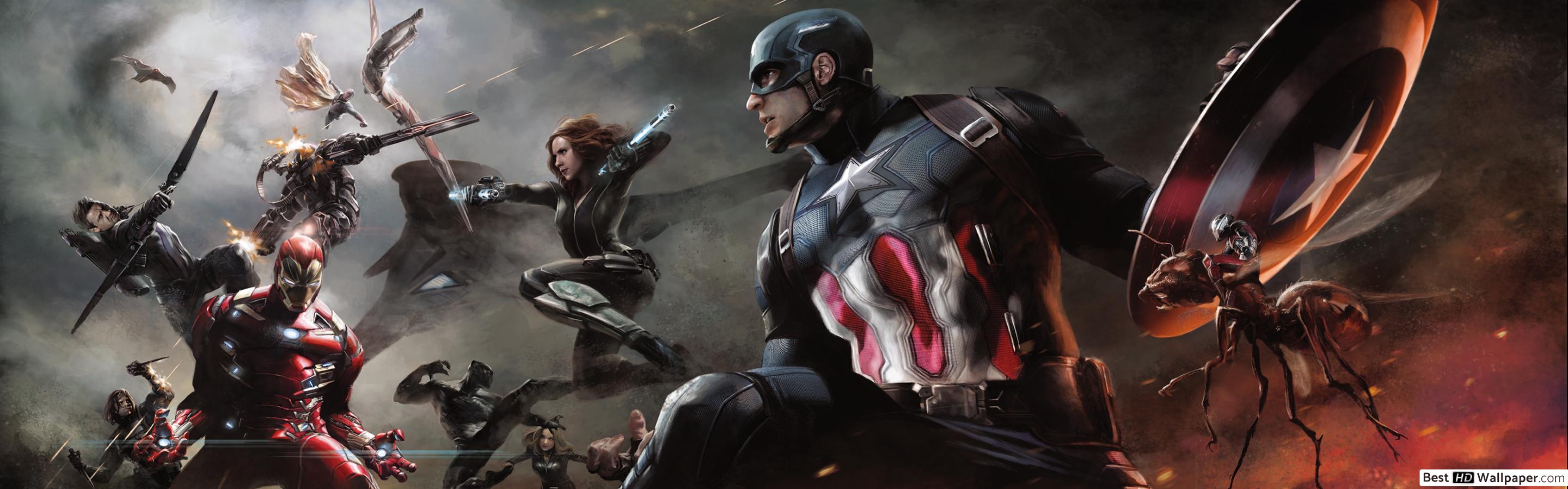 Captain America Civil War - HD Wallpaper 