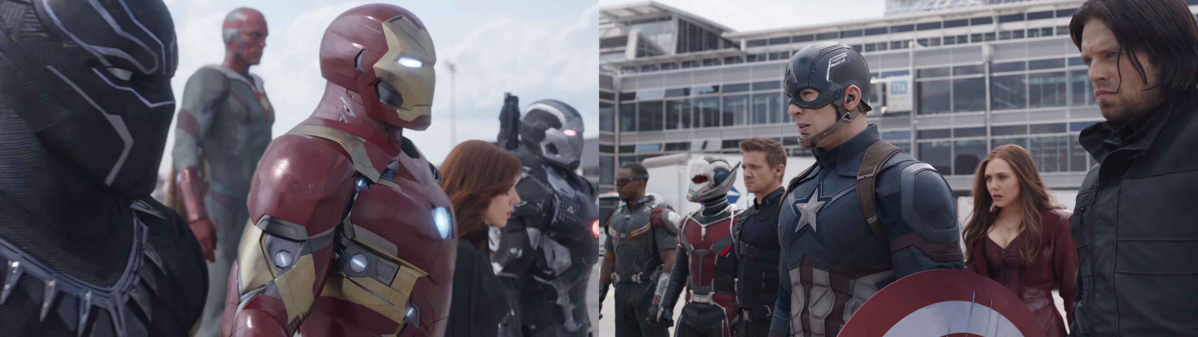 Captain America Civil War Teams - HD Wallpaper 