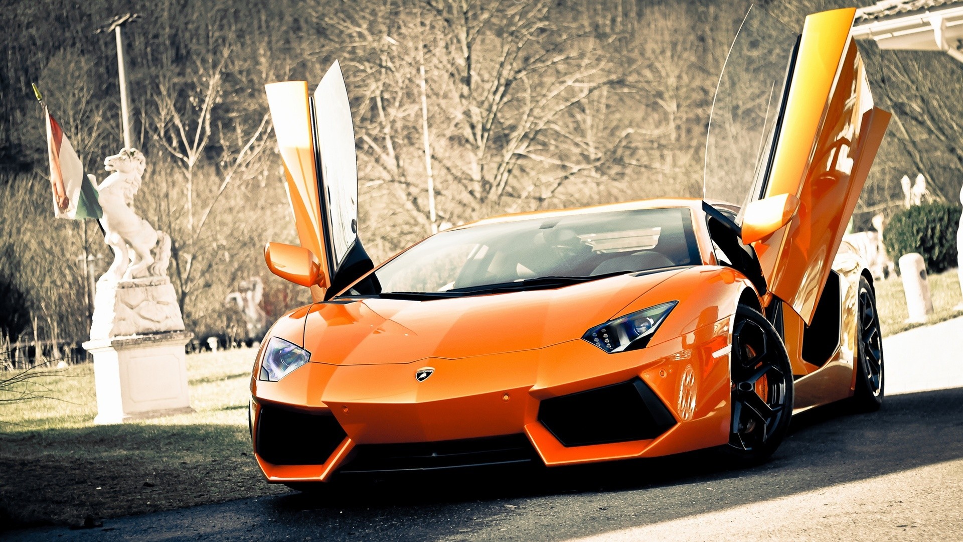 Hd Cars Backgrounds Compatible - Lamborghini Car In Hd - HD Wallpaper 
