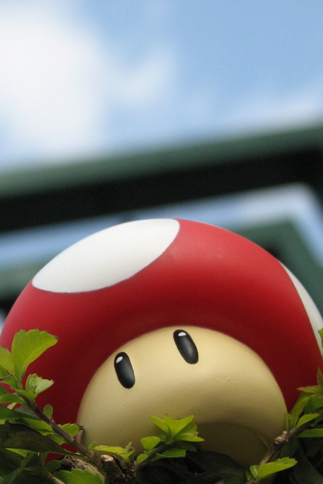 Mario Mushroom Wallpaper Iphone - HD Wallpaper 