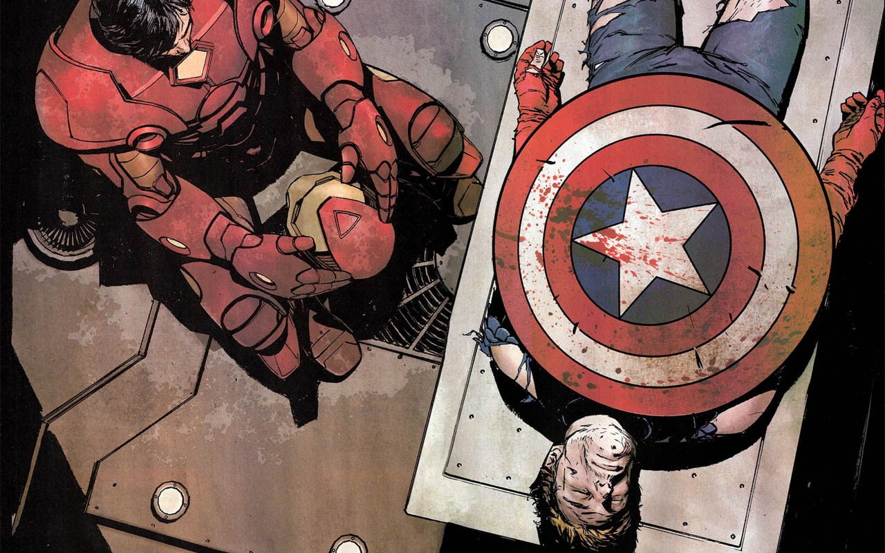 Iron Man Capitan America - HD Wallpaper 