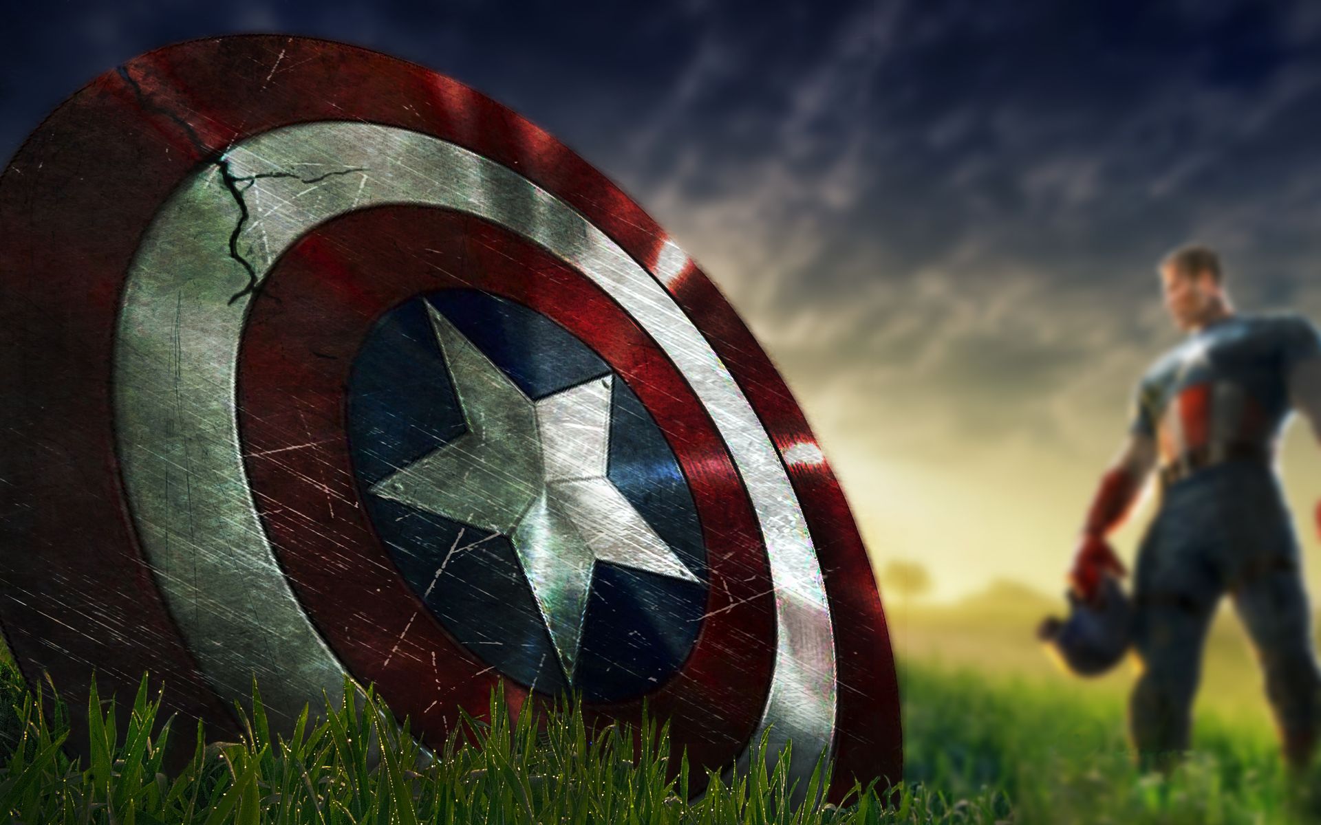 Captain America Hd Wallpapers For Desktop - HD Wallpaper 