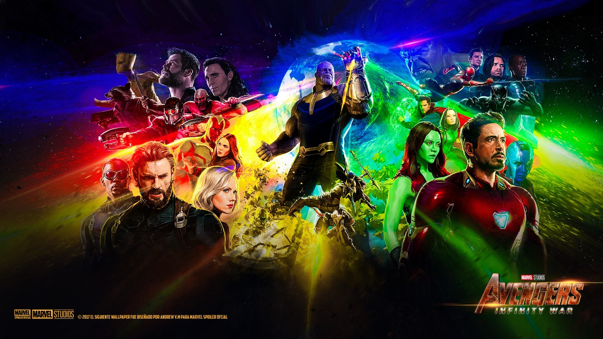 Desktop Wallpaper Avengers 3 - Marvel Wallpaper Infinity War - HD Wallpaper 