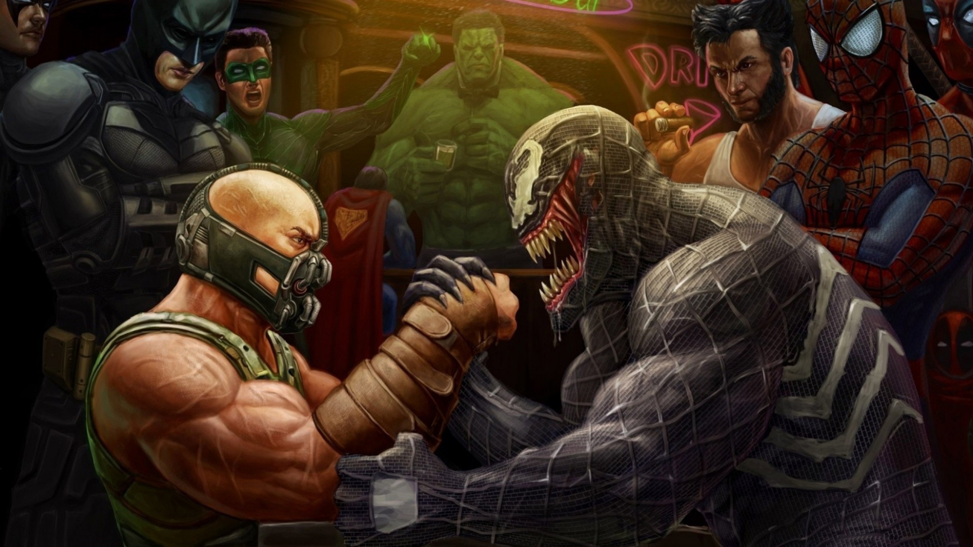 Marvel Vs Dc - HD Wallpaper 