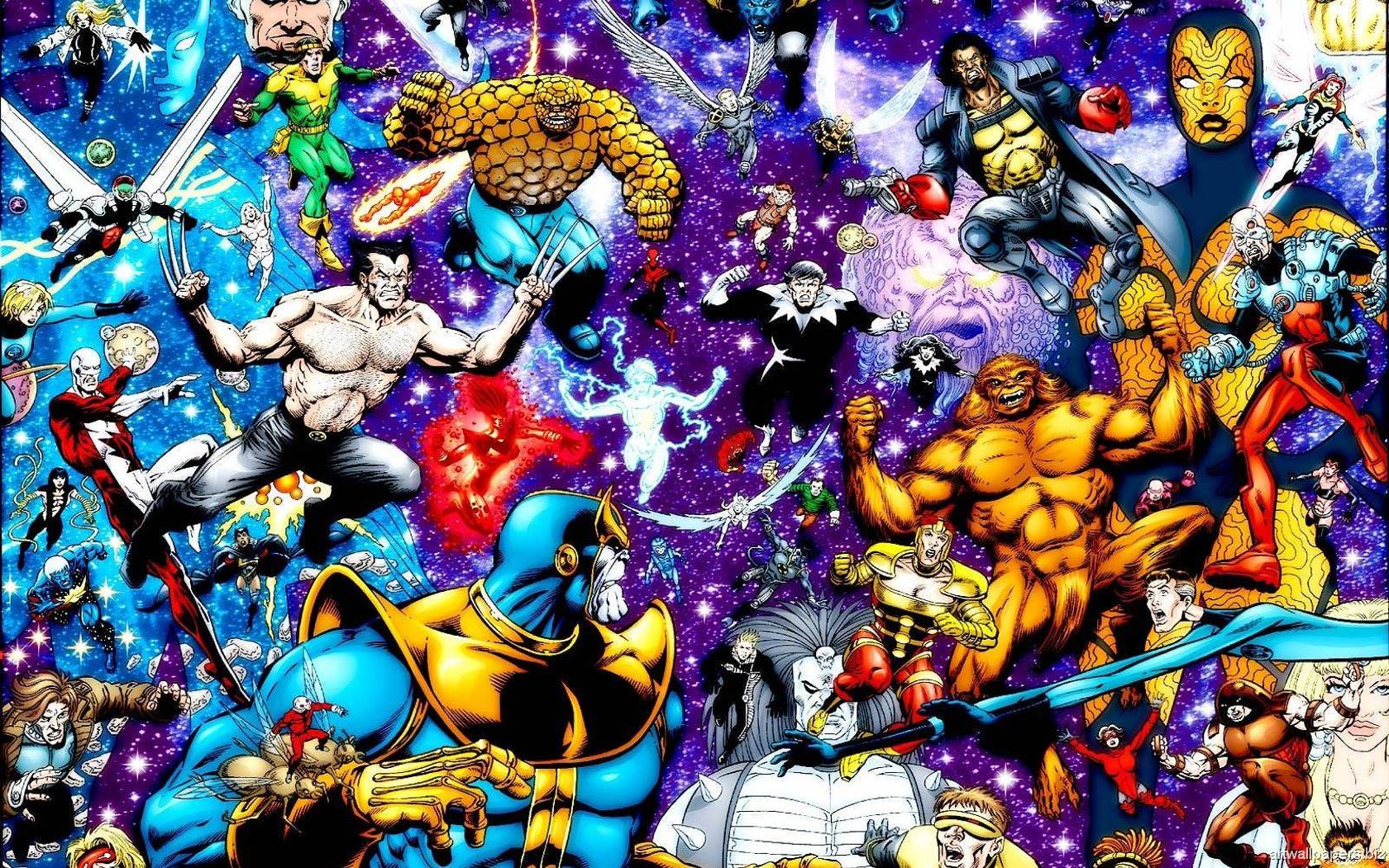Marvel Universe Wallpaper High Resolution For Free - Marvel Comics - HD Wallpaper 