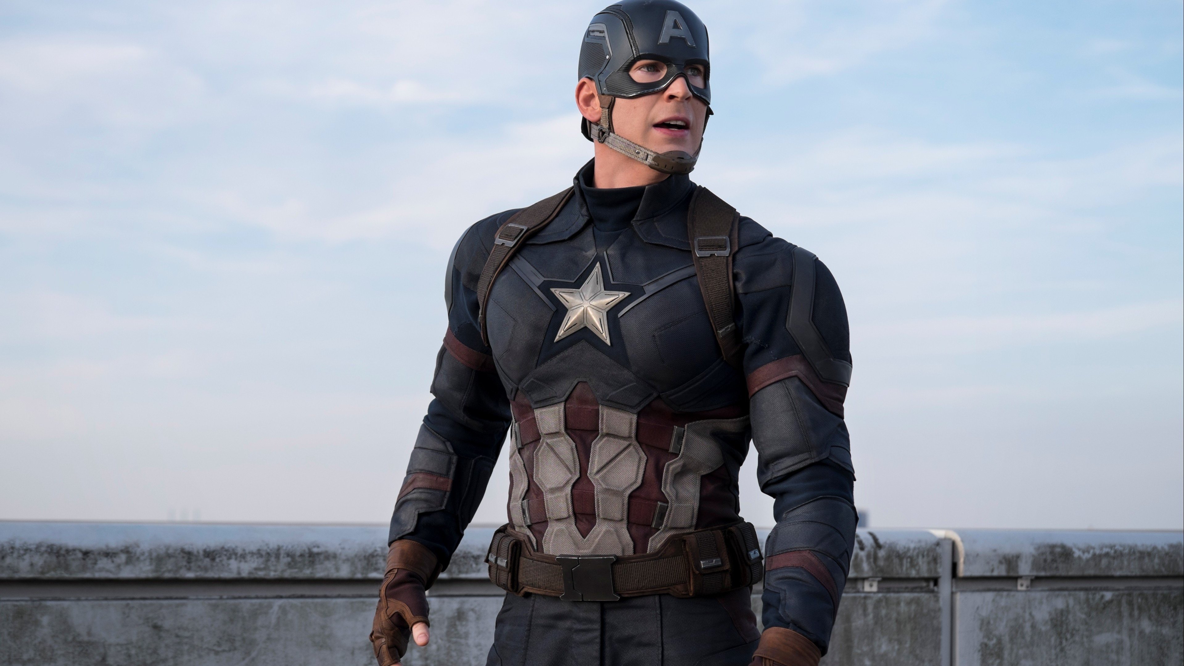 Captain America In Civil War Movie - Captain Marvel's Butt Double - HD Wallpaper 