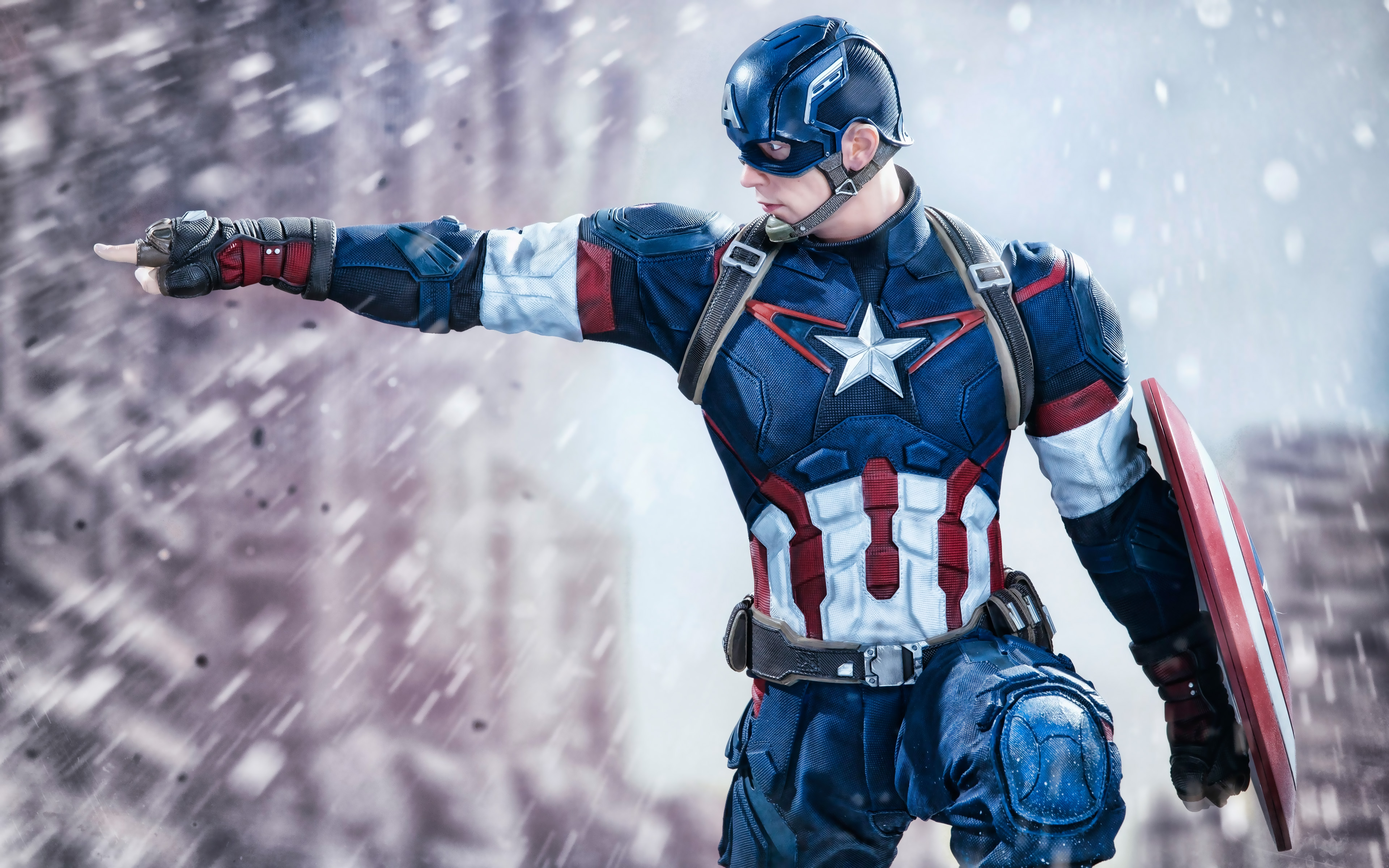 Captain America, 4k, Superheroes, Fan Art, Captain - Civil War Wallpaper Captain America - HD Wallpaper 