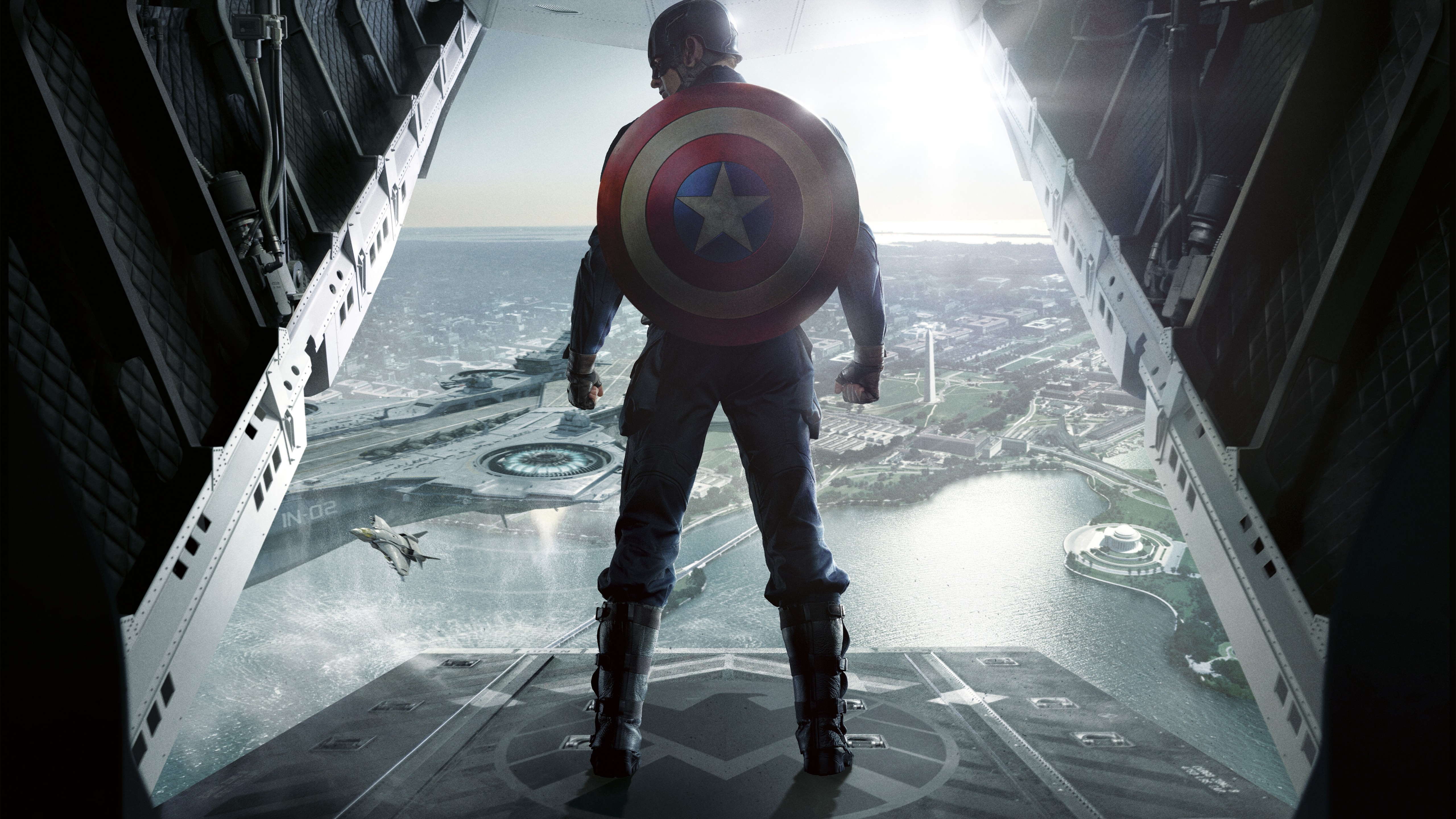 Captain America Wallpaper Winter Soldier - HD Wallpaper 