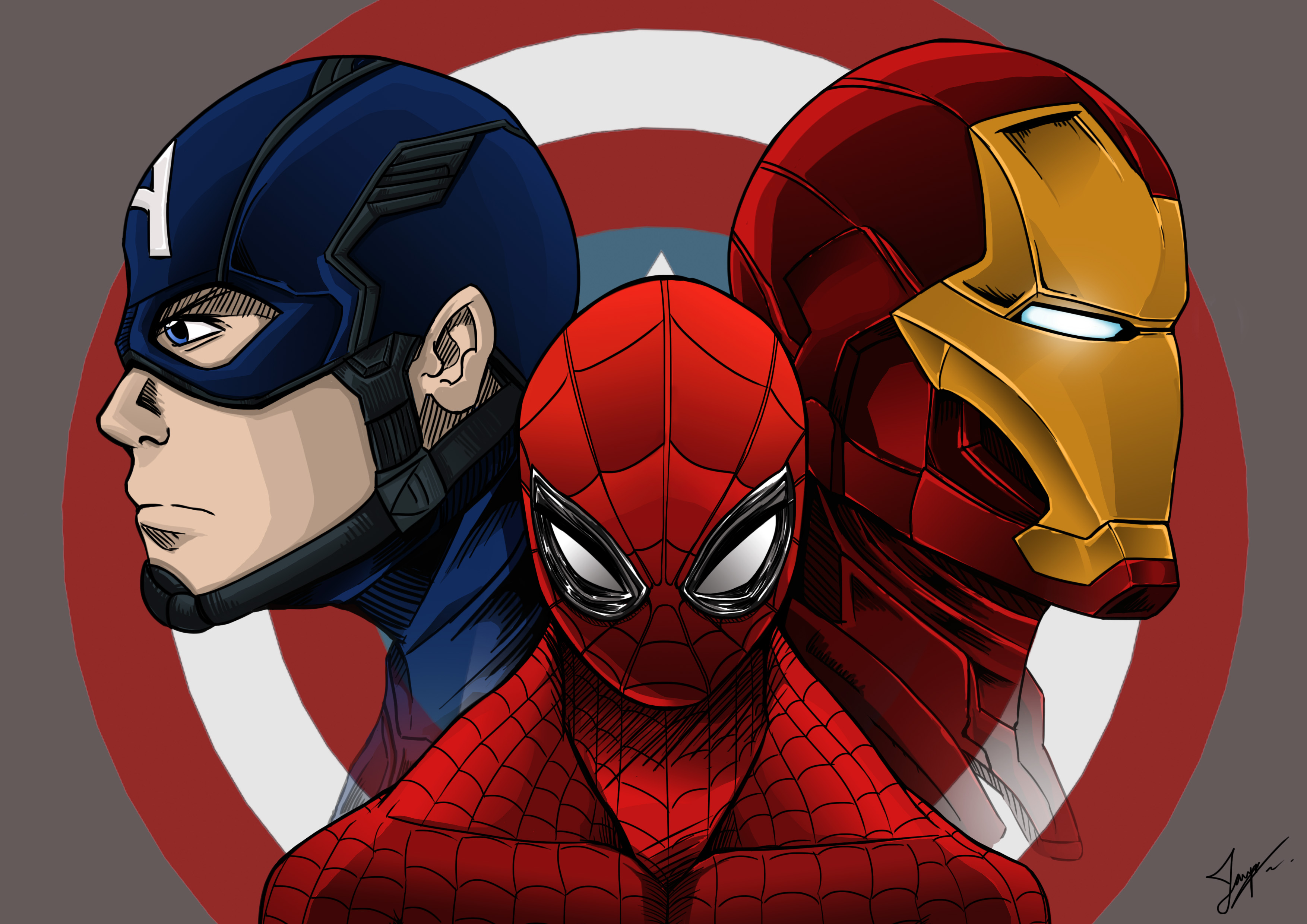 Ironman And Spiderman Hd - HD Wallpaper 