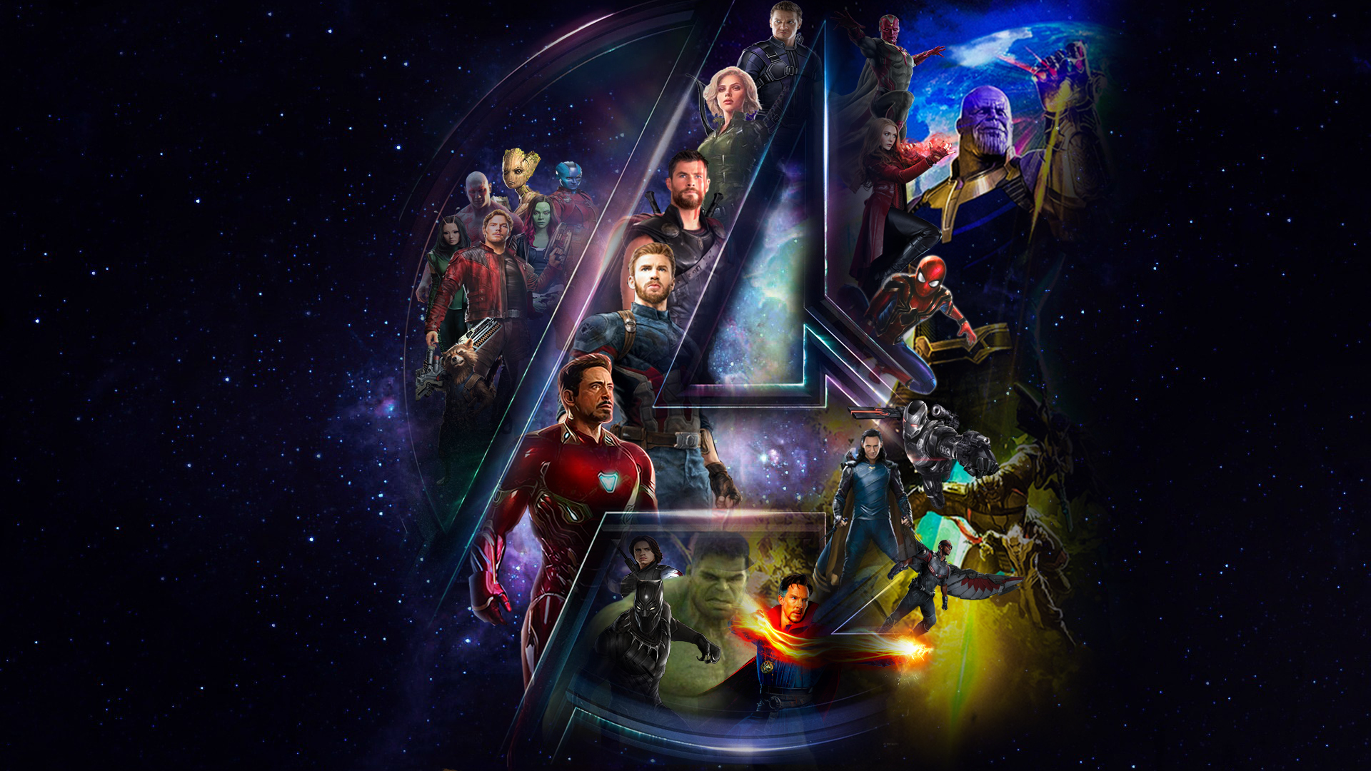 Hd Wallpaper Avengers Infinity War Logo - HD Wallpaper 